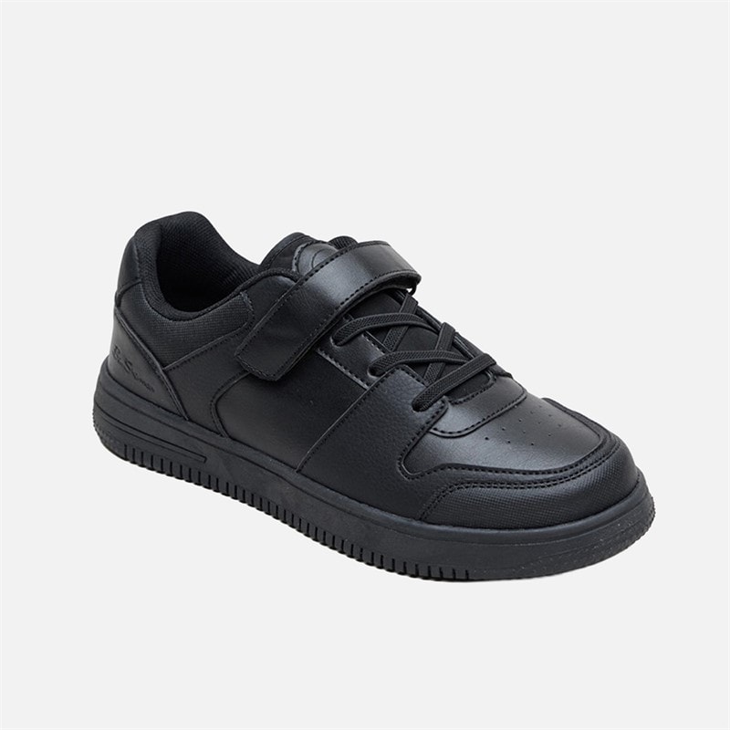 Ben Sherman Junior Boys Brooklyn Strap Trainers Black - Image 2