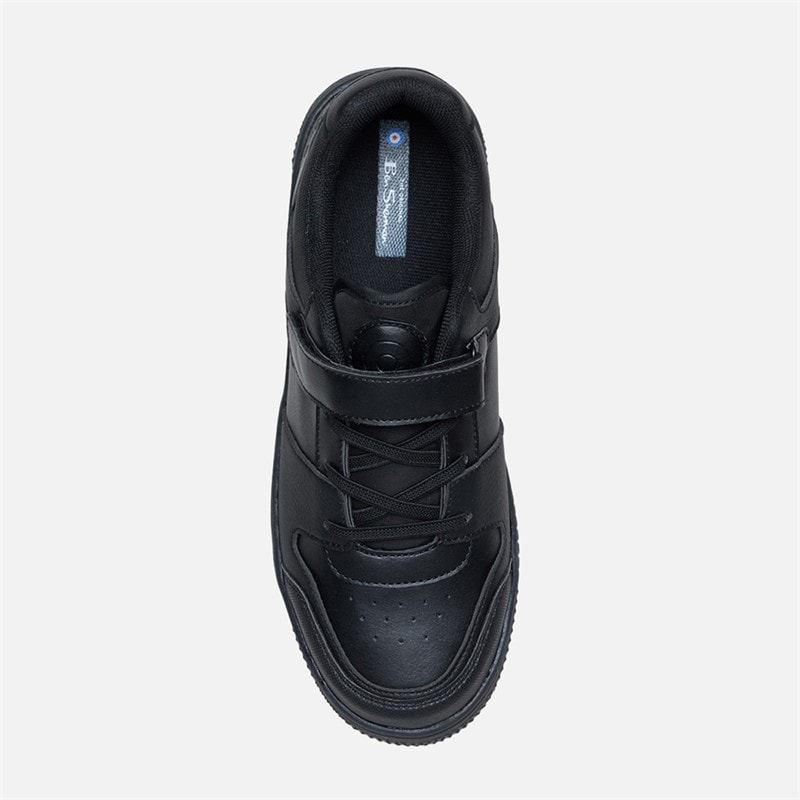 Ben Sherman Junior Boys Brooklyn Strap Trainers Black - Image 3