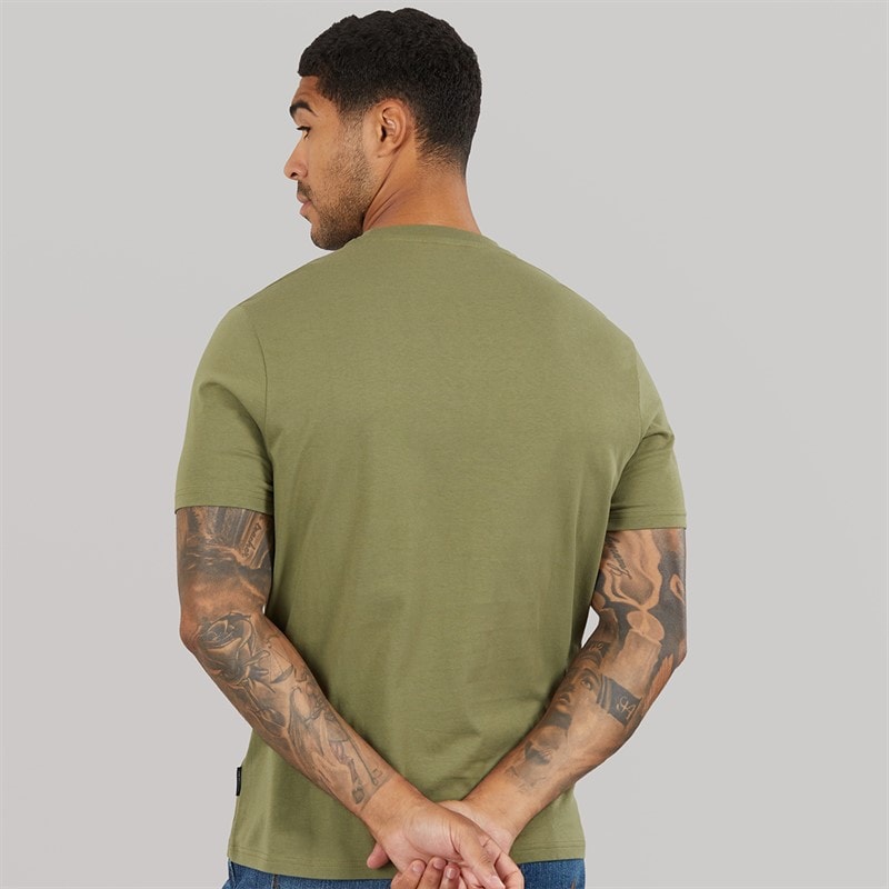 Ben Sherman Mens Geo Target T-Shirt Litchen Green - Image 2
