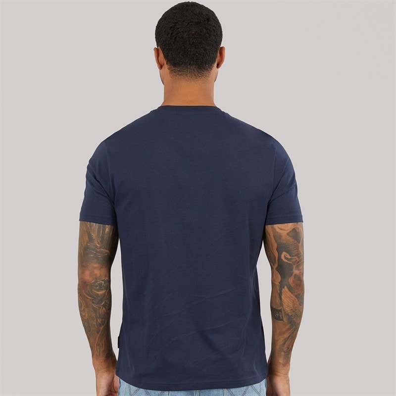 Ben Sherman Mens Brand Scooter T-Shirt Dark Navy - Image 2