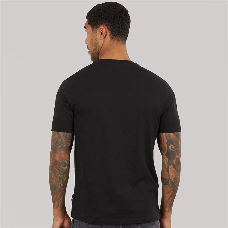 Ben Sherman Mens Festival T-Shirt Black - Image 2