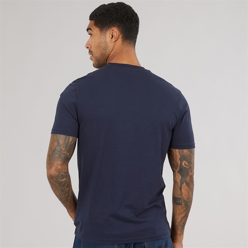 Ben Sherman Mens Core Stripe T-Shirt Dark Navy - Image 2