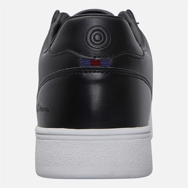 Ben Sherman Mens Match Trainers Black/White - Image 3