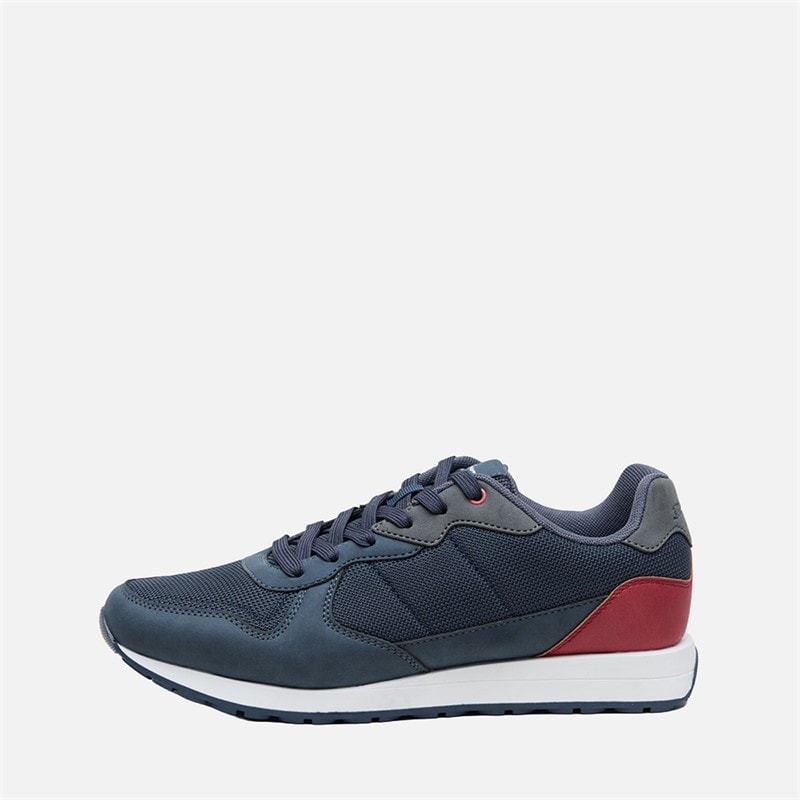 Ben Sherman Mens Cruiser Trainers Navy/Grey/Red