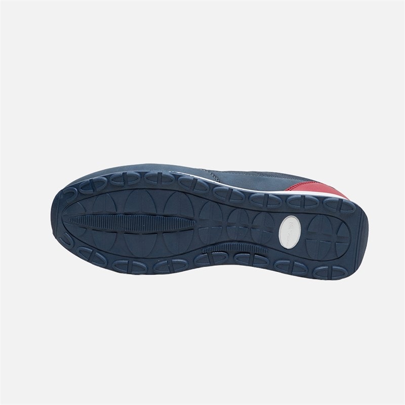 Ben Sherman Mens Cruiser Trainers Navy/Grey/Red - Image 5