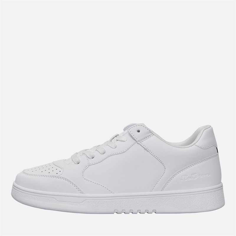 Ben Sherman Mens Match Trainers White/White