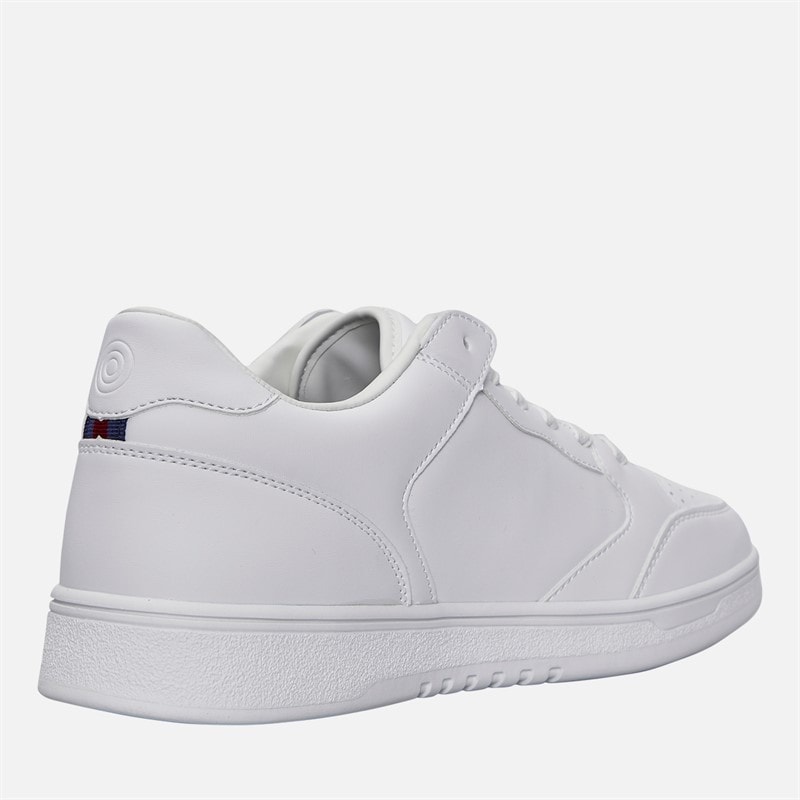Ben Sherman Mens Match Trainers White/White - Image 5
