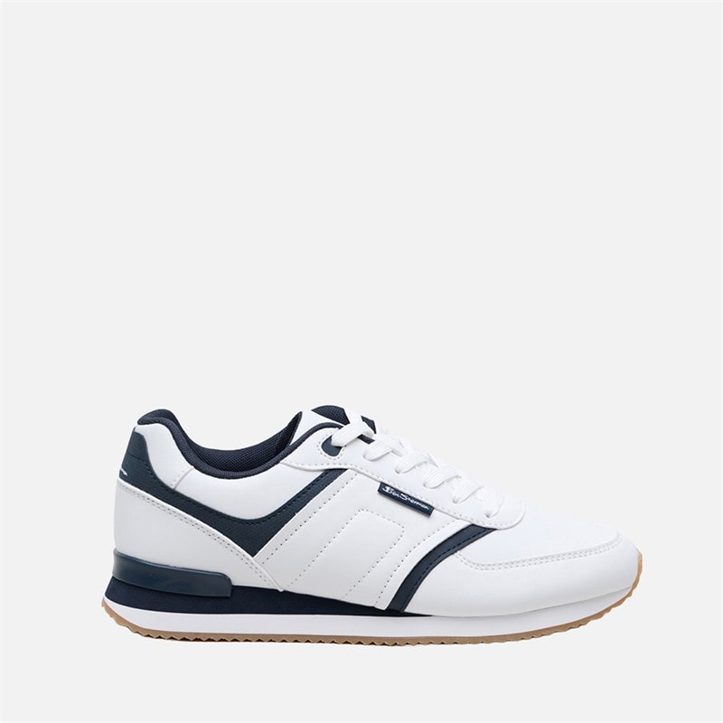 Ben Sherman Mens Odin Trainers White/Navy