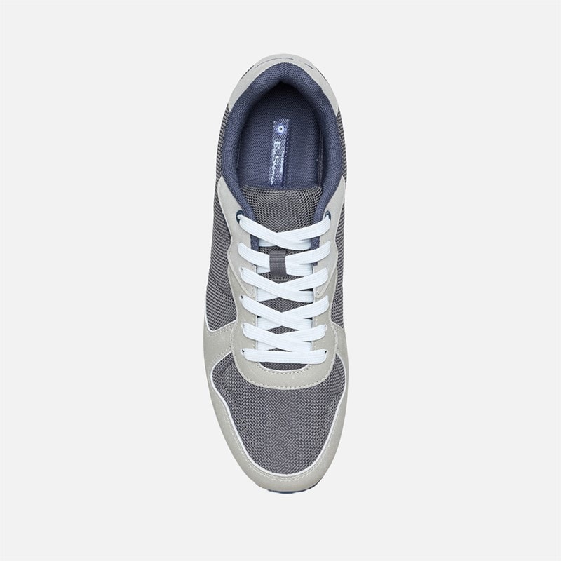 Ben Sherman Mens Cruiser Trainers Grey/Light Grey - Image 3