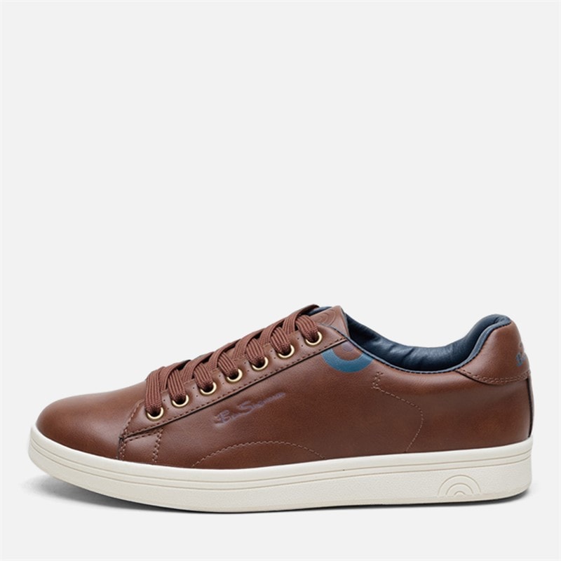 Ben Sherman Mens Storm Trainers Tan/Navy