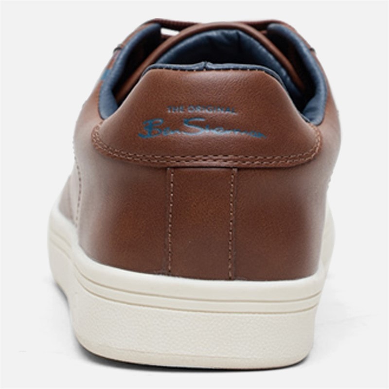 Ben Sherman Mens Storm Trainers Tan/Navy - Image 3