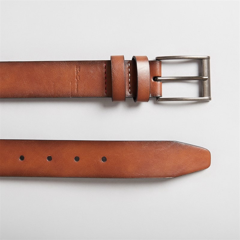 Ben Sherman Mens Gilbert Belt olate Choc - Image 2