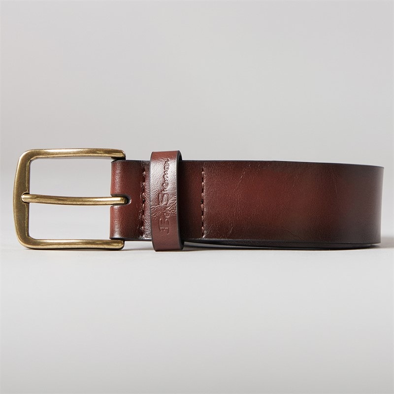 Ben Sherman Mens Fredrick Belt Tan