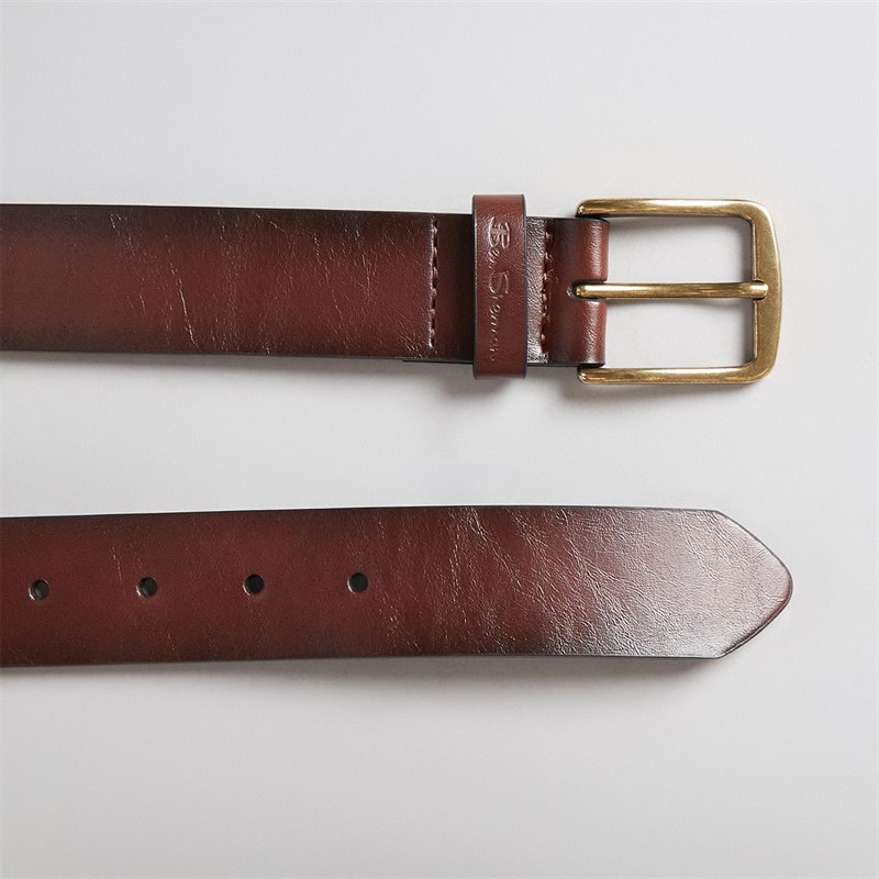 Ben Sherman Mens Fredrick Belt Tan - Image 2