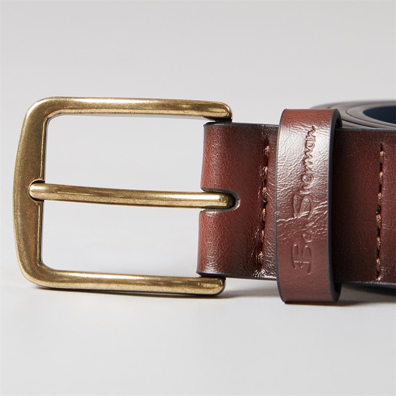 Ben Sherman Mens Fredrick Belt Tan - Image 3