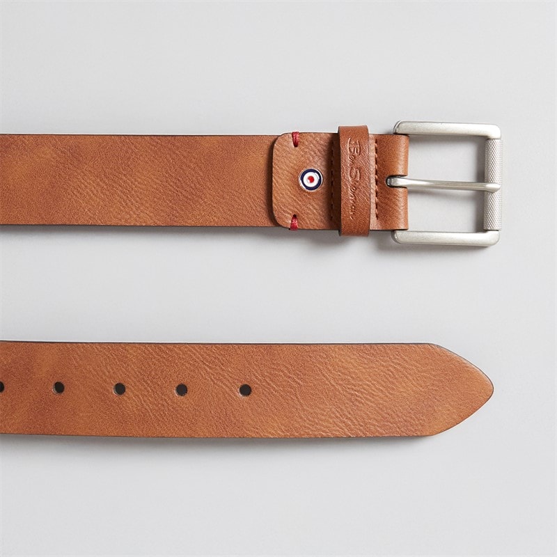 Ben Sherman Mens Willis Belt Tan - Image 2