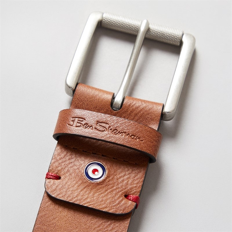 Ben Sherman Mens Willis Belt Tan - Image 3