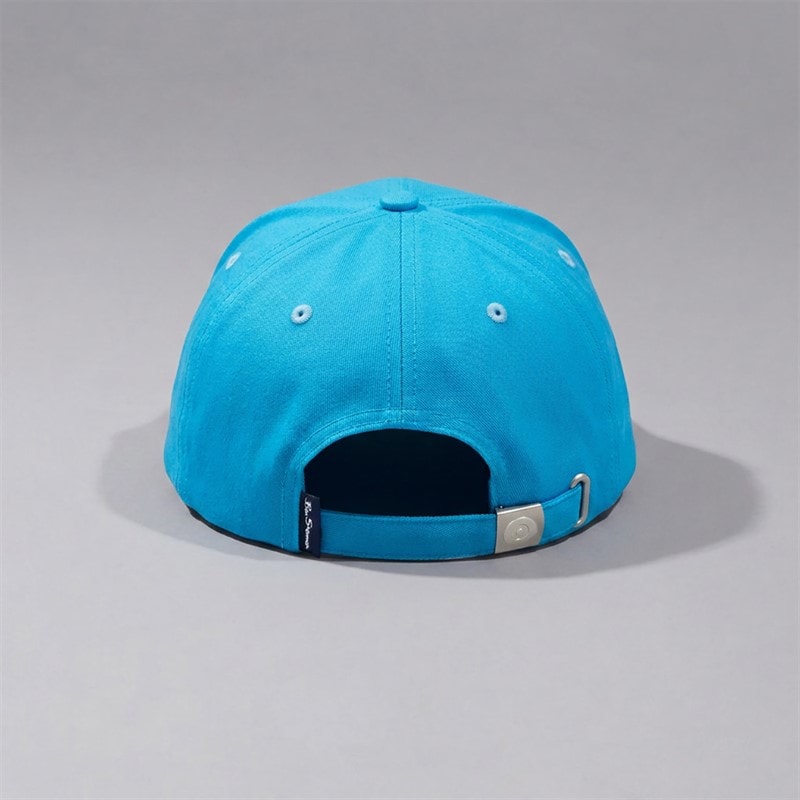 Ben Sherman Mens Stepney Baseball Cap Blue/Light Blue - Image 3