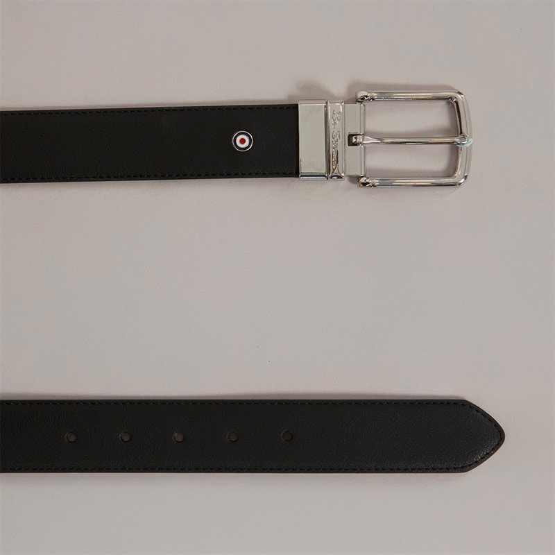 Ben Sherman Mens Brendon Reversible Belt Black/Tan - Image 3