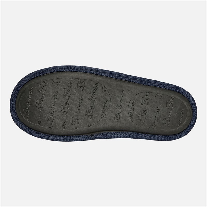 Ben Sherman Mens Country Club Mule Slipper Navy - Image 3