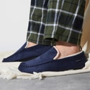 Ben Sherman Mens Casa Cartegena Moccasin Slippers Navy
