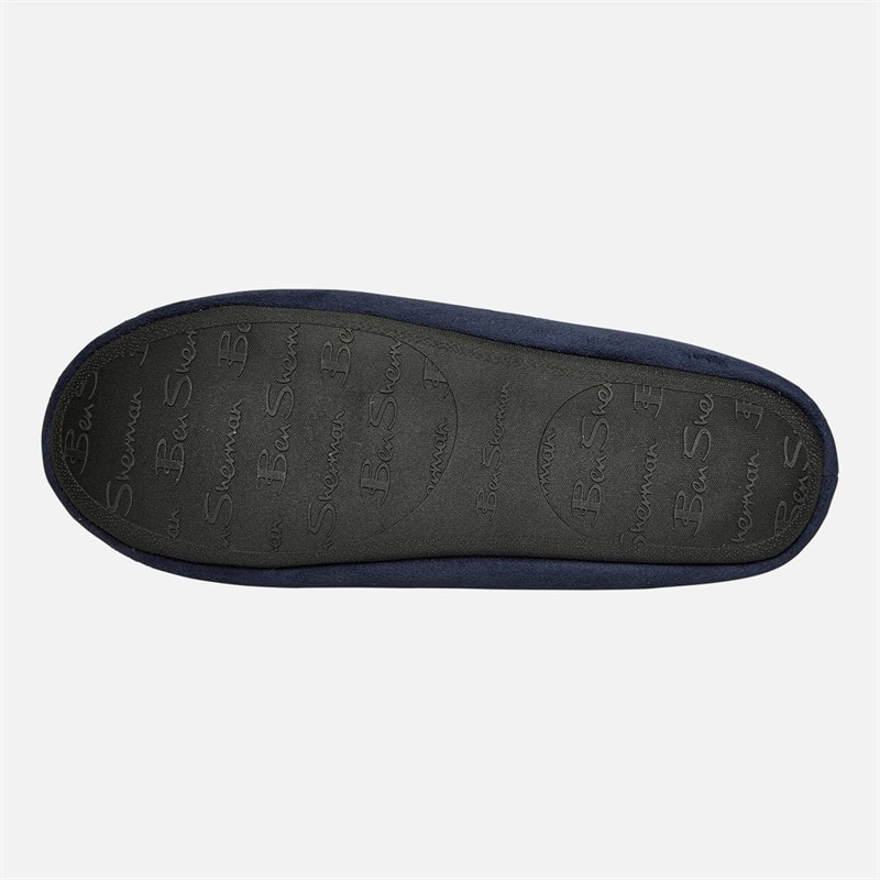Ben Sherman Mens Casa Cartegena Moccasin Slippers Navy - Image 3