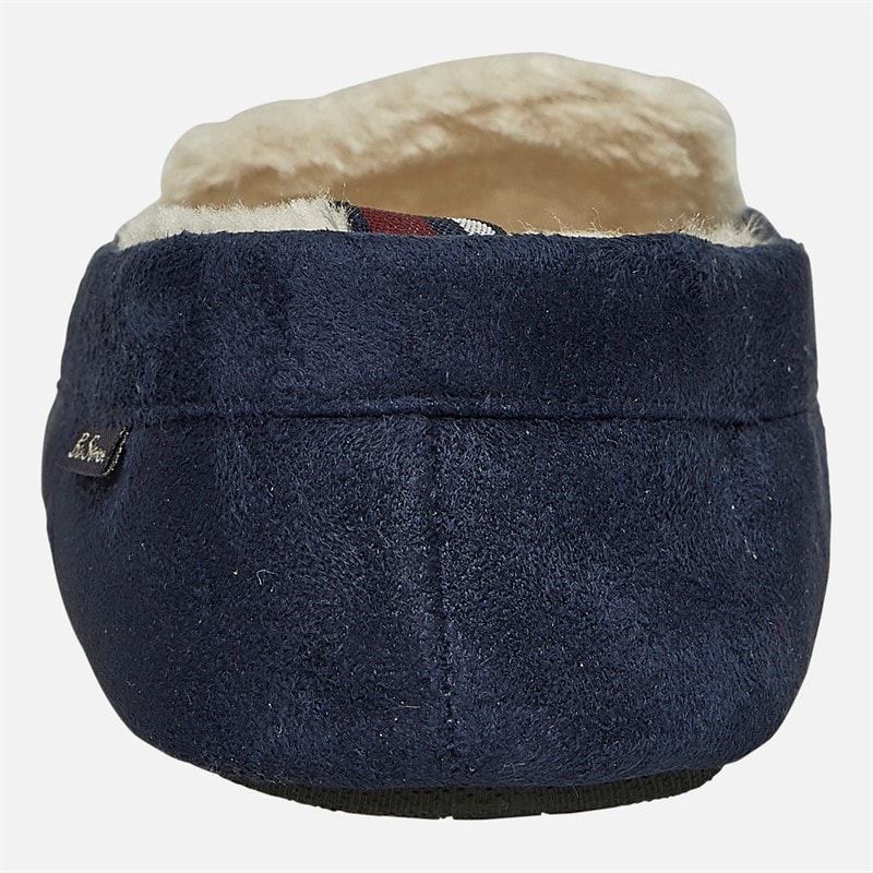 Ben Sherman Mens Casa Cartegena Moccasin Slippers Navy - Image 4