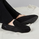 Ben Sherman Mens Casa Cartegena Moccasin Slippers Black