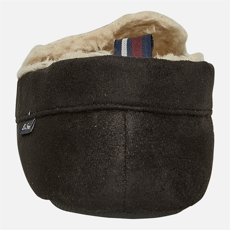 Ben Sherman Mens Casa Cartegena Moccasin Slippers Black - Image 4