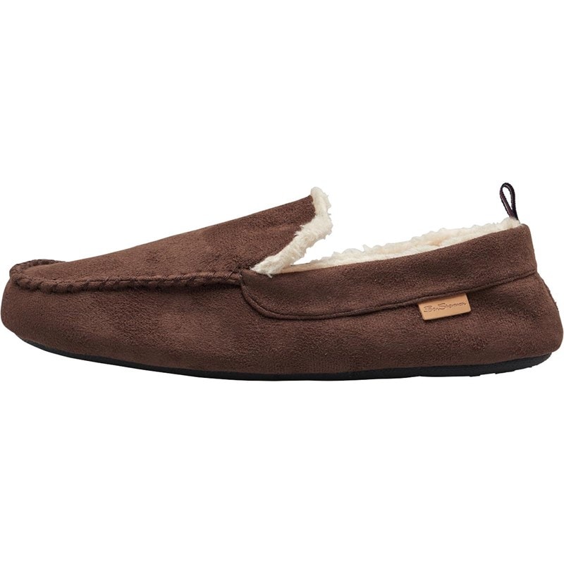 Ben Sherman Mens Casa Cartegena Moccasin Slipper Brown - Image 2