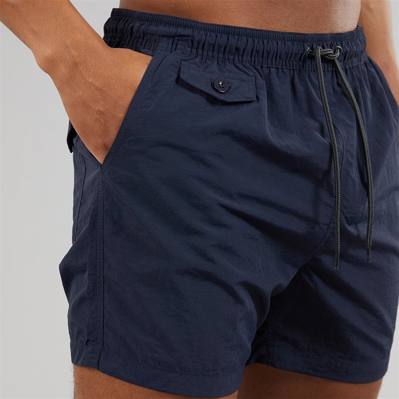 Brave Soul Mens Pier Swim Shorts Navy - Image 3