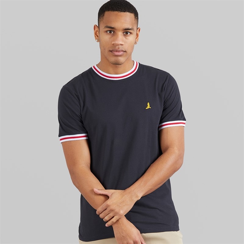 Brave Soul Mens Embryo T-Shirt Navy
