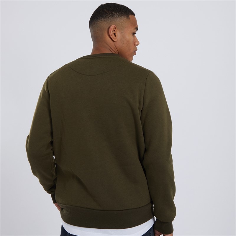 Brave Soul Mens William Sweatshirt Mid Khaki - Image 2