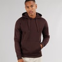 Brave Soul Mens Hugh Hoodie Burgundy