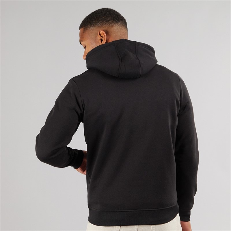 Brave Soul Mens Hugh Hoodie Black - Image 2