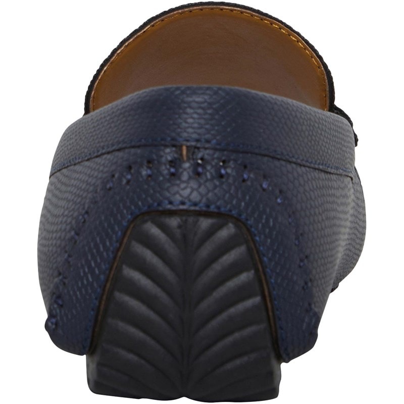 Brave Soul Mens Webster Loafers Navy - Image 3