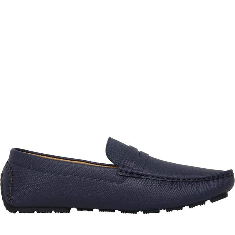 Brave Soul Mens Webster Loafers Navy - Image 5