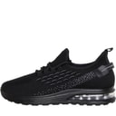 Brave Soul Mens Lakeside Bubble Trainers Black Mono