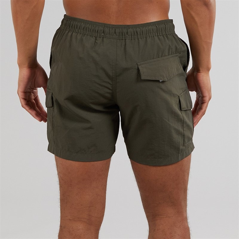 Brave Soul Mens Cooper Swim Shorts Khaki - Image 2