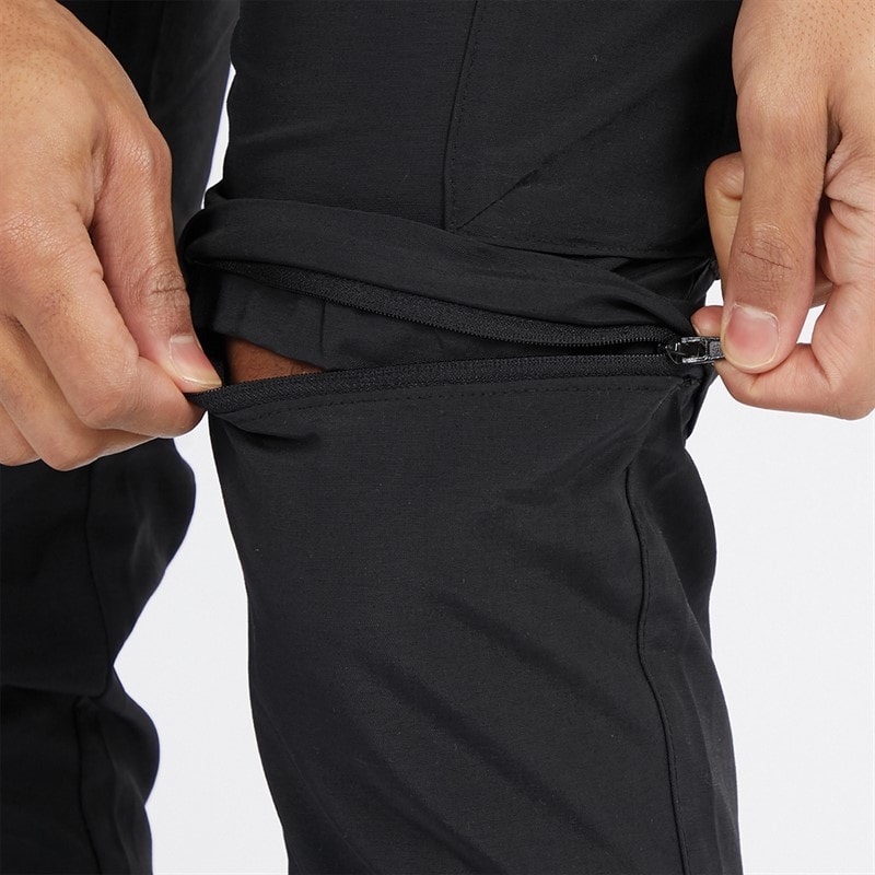Brave Soul Mens Taslan Zip Cargo Pants Black - Image 5