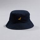 Brave Soul Mens Perry Eagle Bucket Hat Navy