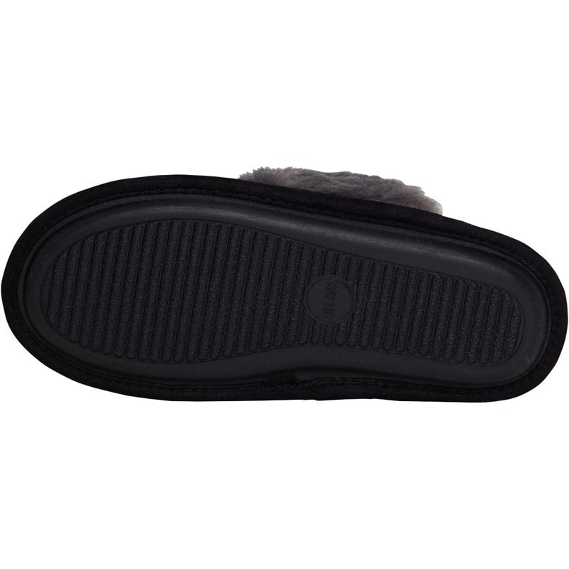 Brave Soul Womens Bekah Slippers Black - Image 3