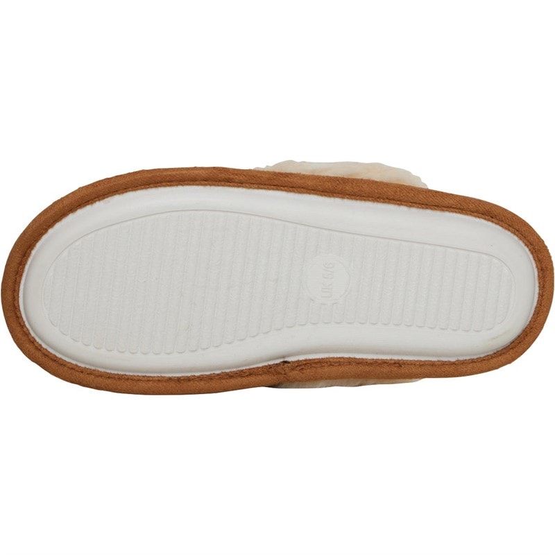 Brave Soul Womens Bekah Slippers Chestnut - Image 3