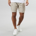 Brave Soul Mens Fine Taslan Cargo Shorts Stone