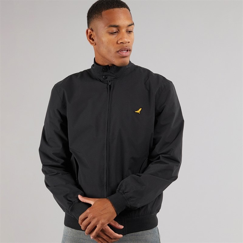 Brave Soul Mens Falcon Harrington Jacket Black - Image 3
