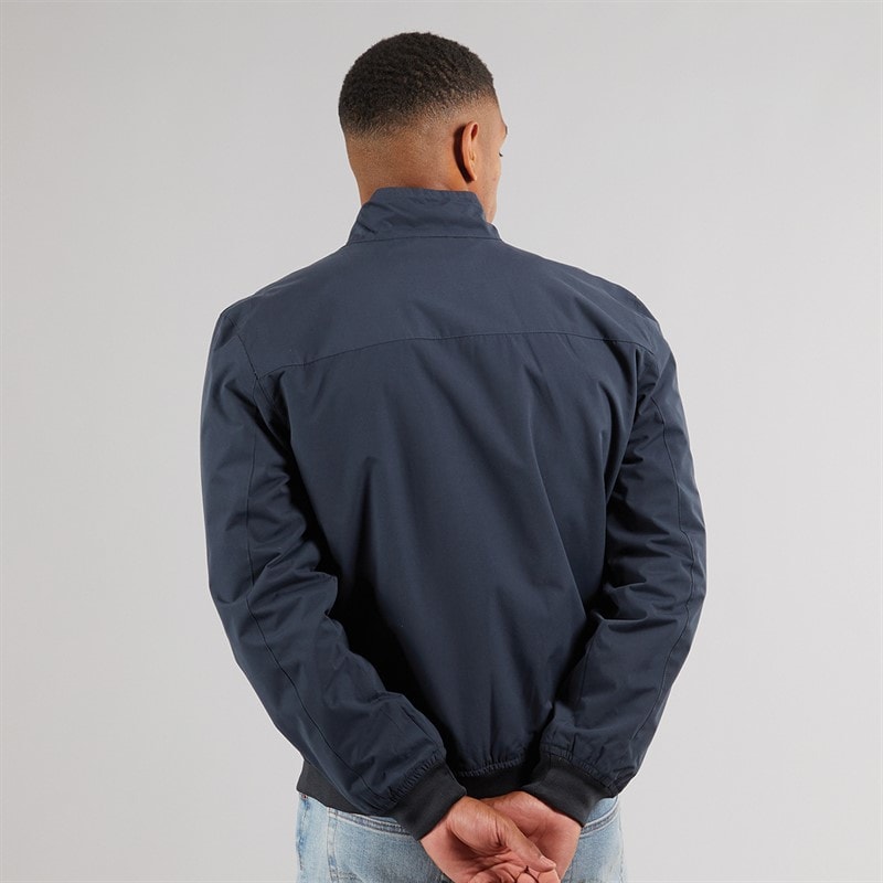Brave Soul Mens Falcon Harrington Jacket Navy - Image 2