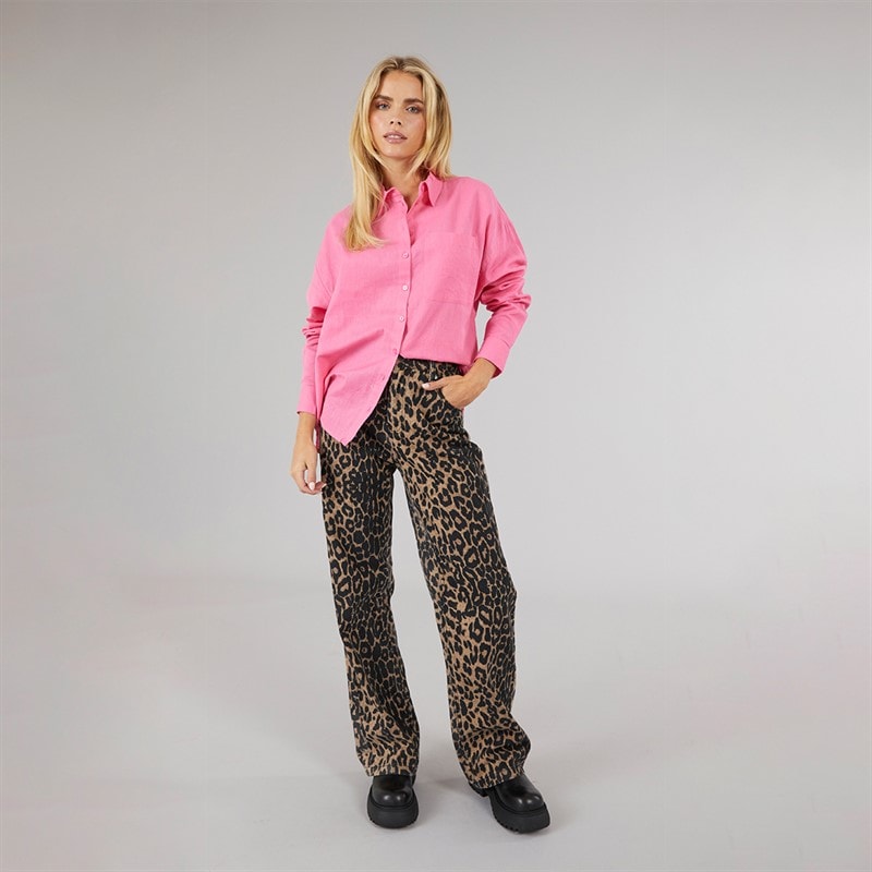 Brave Soul Womens Ariel Shirt Pink - Image 4