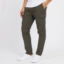 Brave Soul Mens Taslan Zip Cargo Pants Khaki