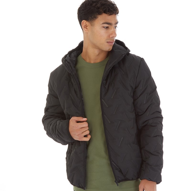 Brave Soul Mens Furnace Padded Jacket Black - Image 1