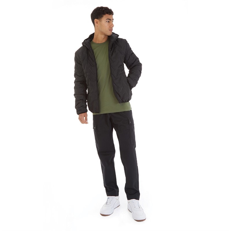 Brave Soul Mens Furnace Padded Jacket Black - Image 5